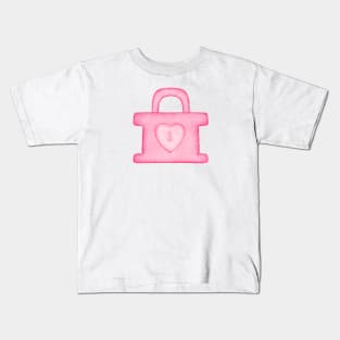 Heart Padlock Kids T-Shirt